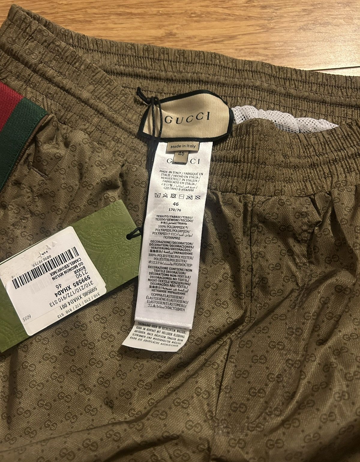Gucci Gucci Waterproof Nylon Swim Shorts With GG size IT 46 Size US 32 / EU 48 - 5 Thumbnail