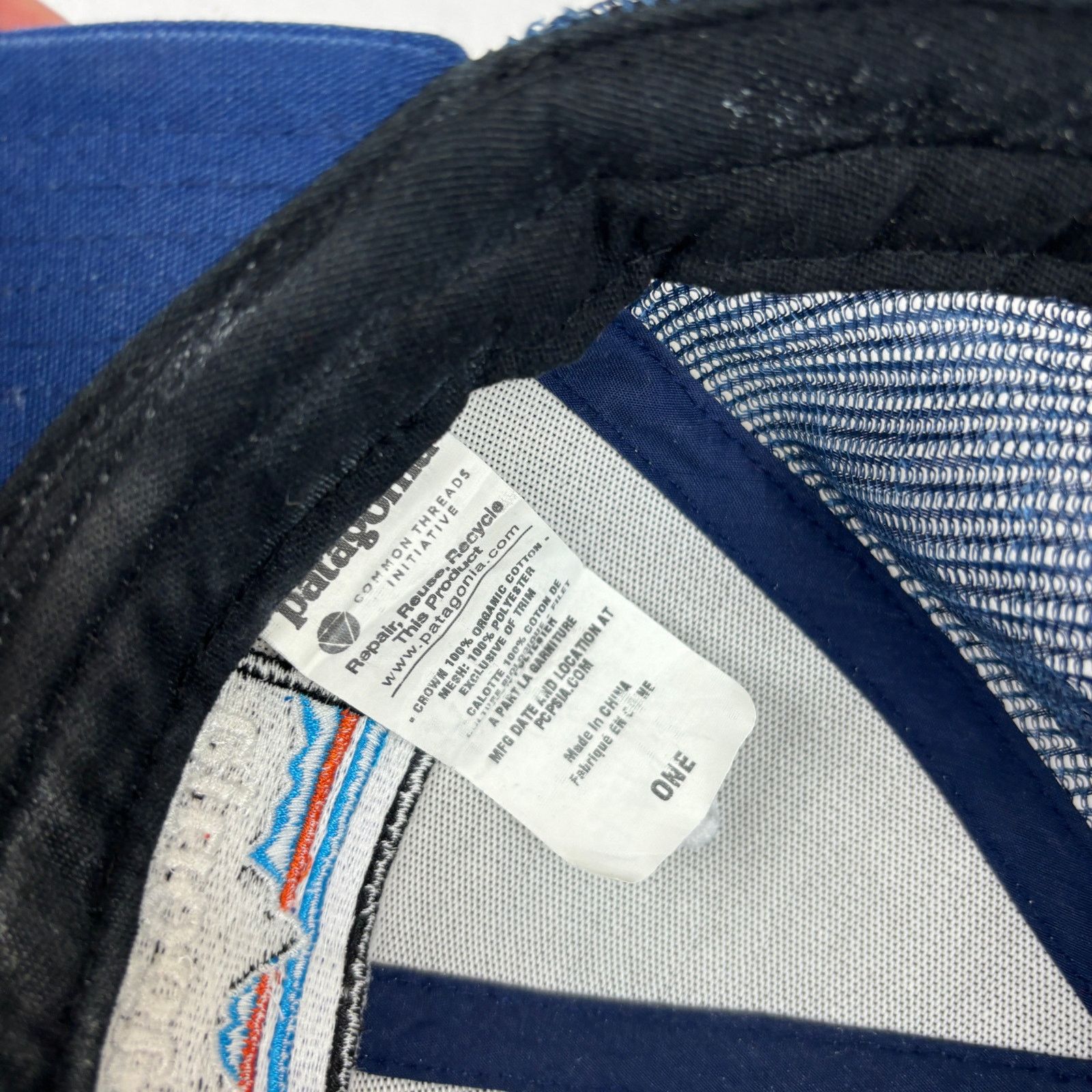 Patagonia Patagonia Snapback Trucker Hat P-6 Logo Cap Blue Gorpcore Size ONE SIZE - 10 Thumbnail
