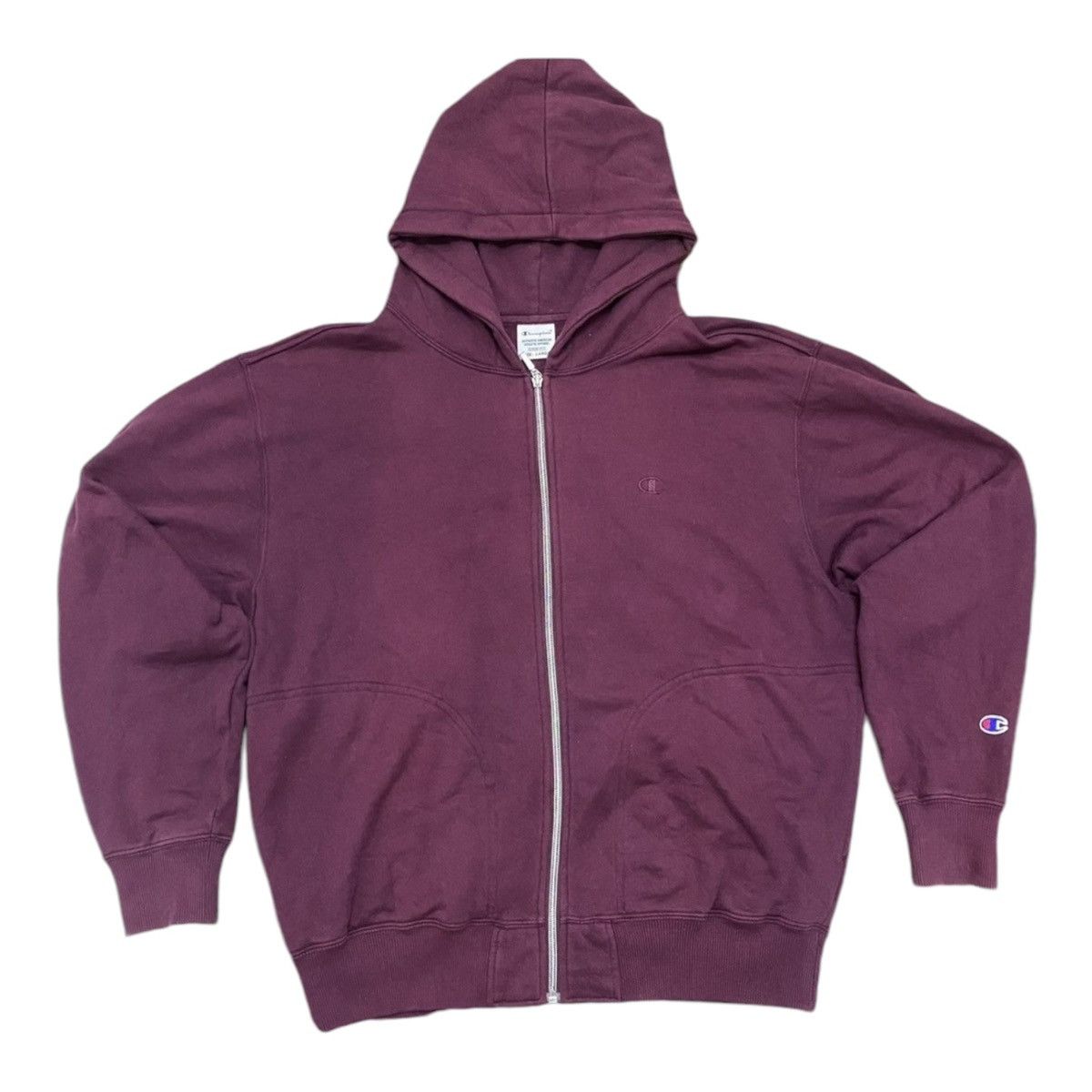 Champion × MLB CHAMPION HOODIE ZIPPER UP VINTAGE RARE MAROON COLOUR Size US L / EU 52-54 / 3 - 1 Thumbnail