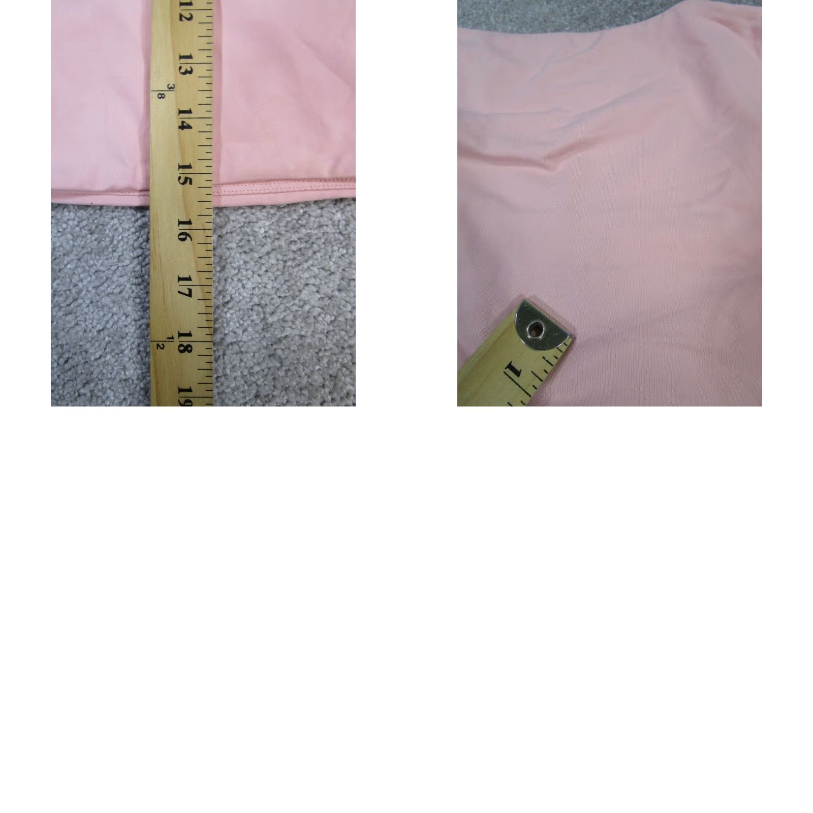 Vintage Babaton Shirt Womens M Pink Cropped T-Shirt Square Neck Pullover Nylon Regular Size M Size M / US 6-8 / IT 42-44 - 8 Thumbnail