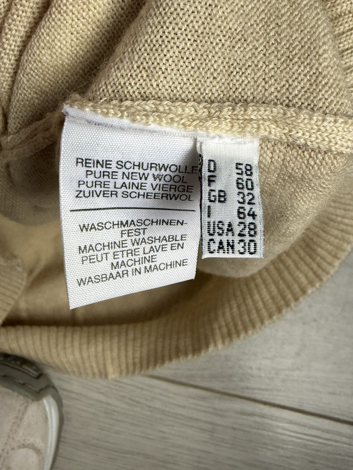 Burberry × Vintage Vintage Burberry wool sweater 90’s crewneck Size US XXL / EU 58 / 5 - 7 Thumbnail
