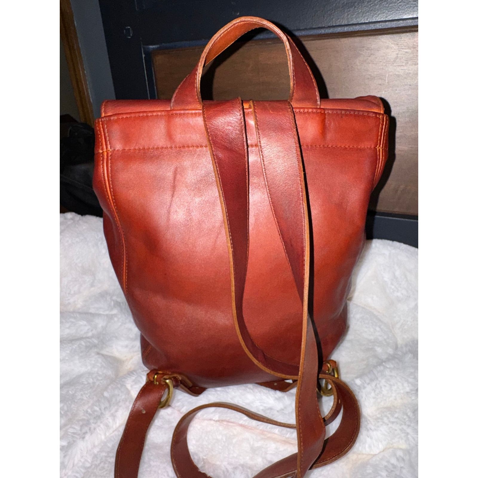 Coach Coach Brooke Backpack Brown Mahogany Leather Vintage Size ONE SIZE - 4 Thumbnail