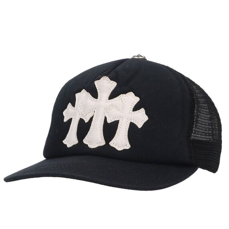 Chrome Hearts Chrome Hearts Cemetery Leather Patch Trucker Cap Size ONE SIZE - 1 Thumbnail