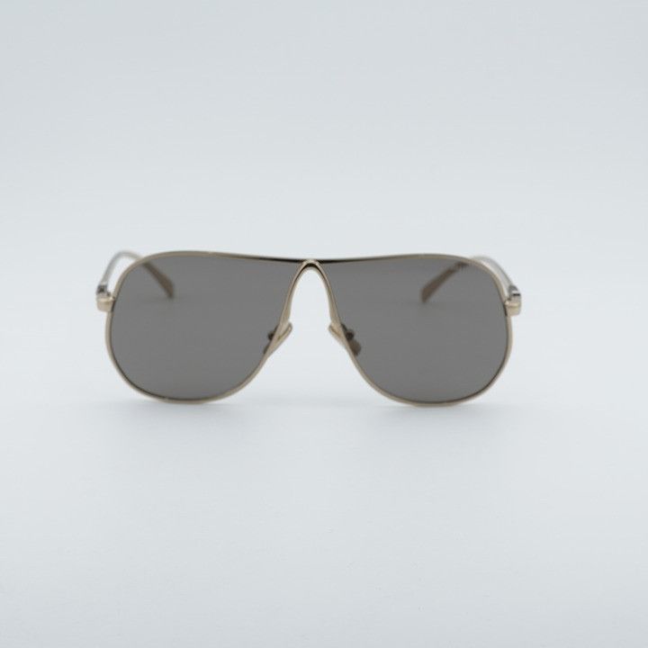Miu Miu MUA56S ZVN80Q Sunglasses Pale Gold Geometric Frame