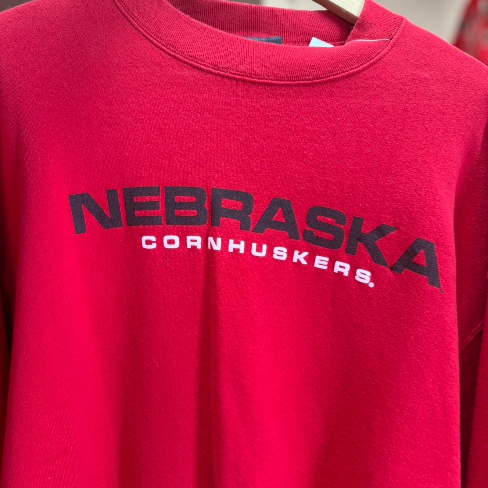 Vintage Vintage 90s Nebraska Huskers Crewneck Size US XL / EU 56 / 4 - 3 Thumbnail