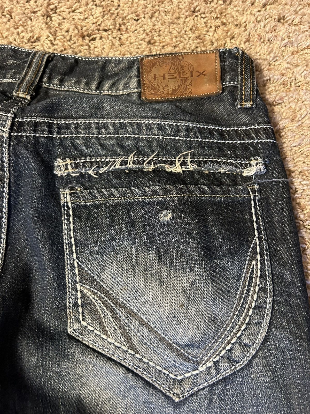 Helix CRAZY Vintage Y2K Helix Boot Cut Jeans Sz 32 Size US 32 / EU 48 - 10 Thumbnail