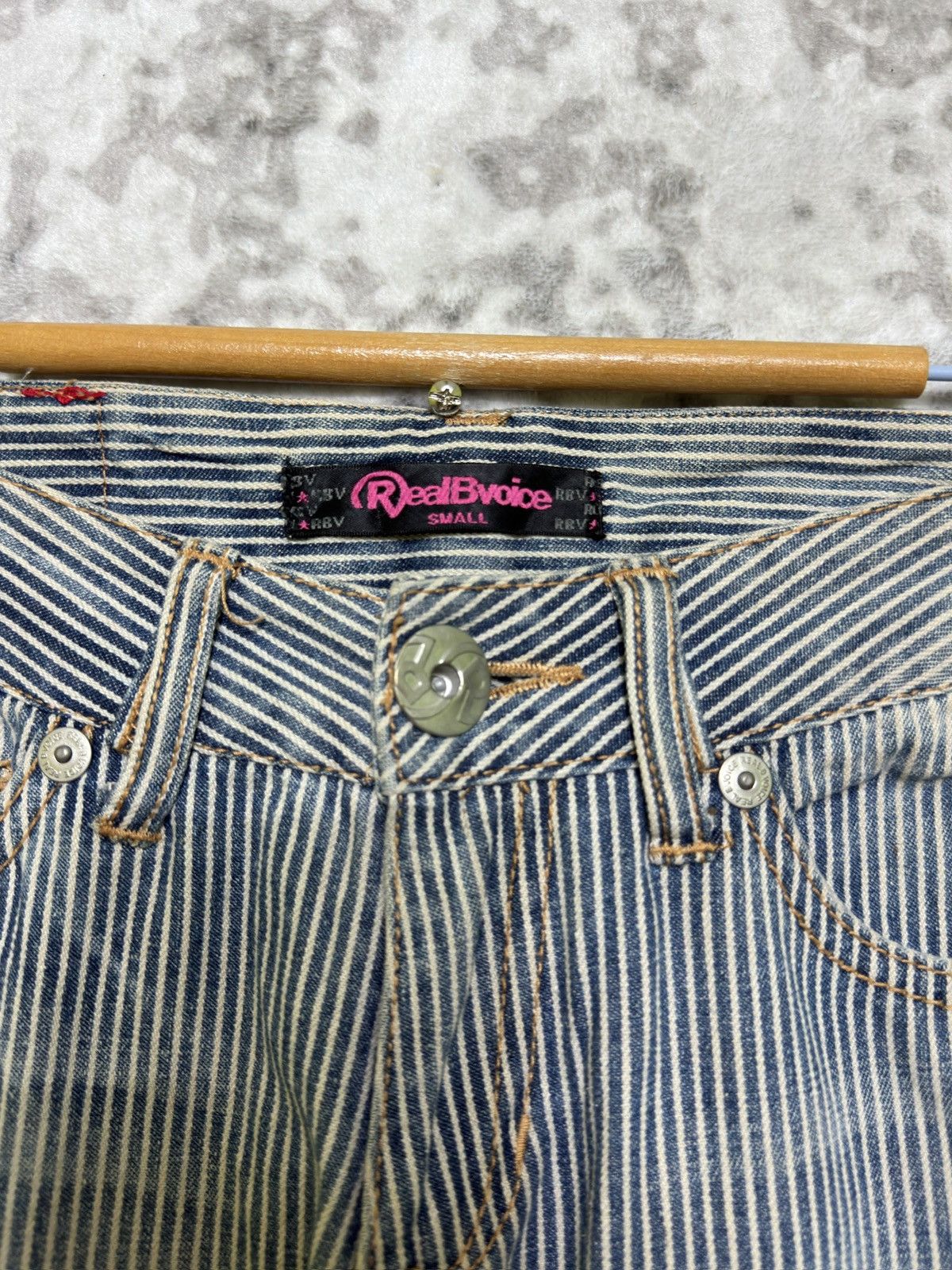Hysteric Glamour Vintage Realbvoice Poem Print Abstract Graphic Denim Jeans Size US 29 - 8 Thumbnail
