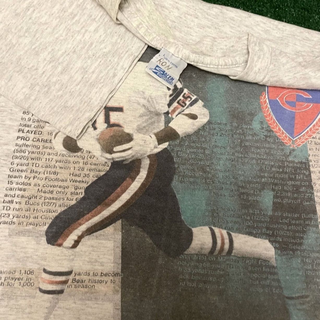 Salem Sportswear VINTAGE Salem Chicago Bears 1990 Neal Anderson VTG Shirt 90s Size L Mens Size US L / EU 52-54 / 3 - 2 Thumbnail