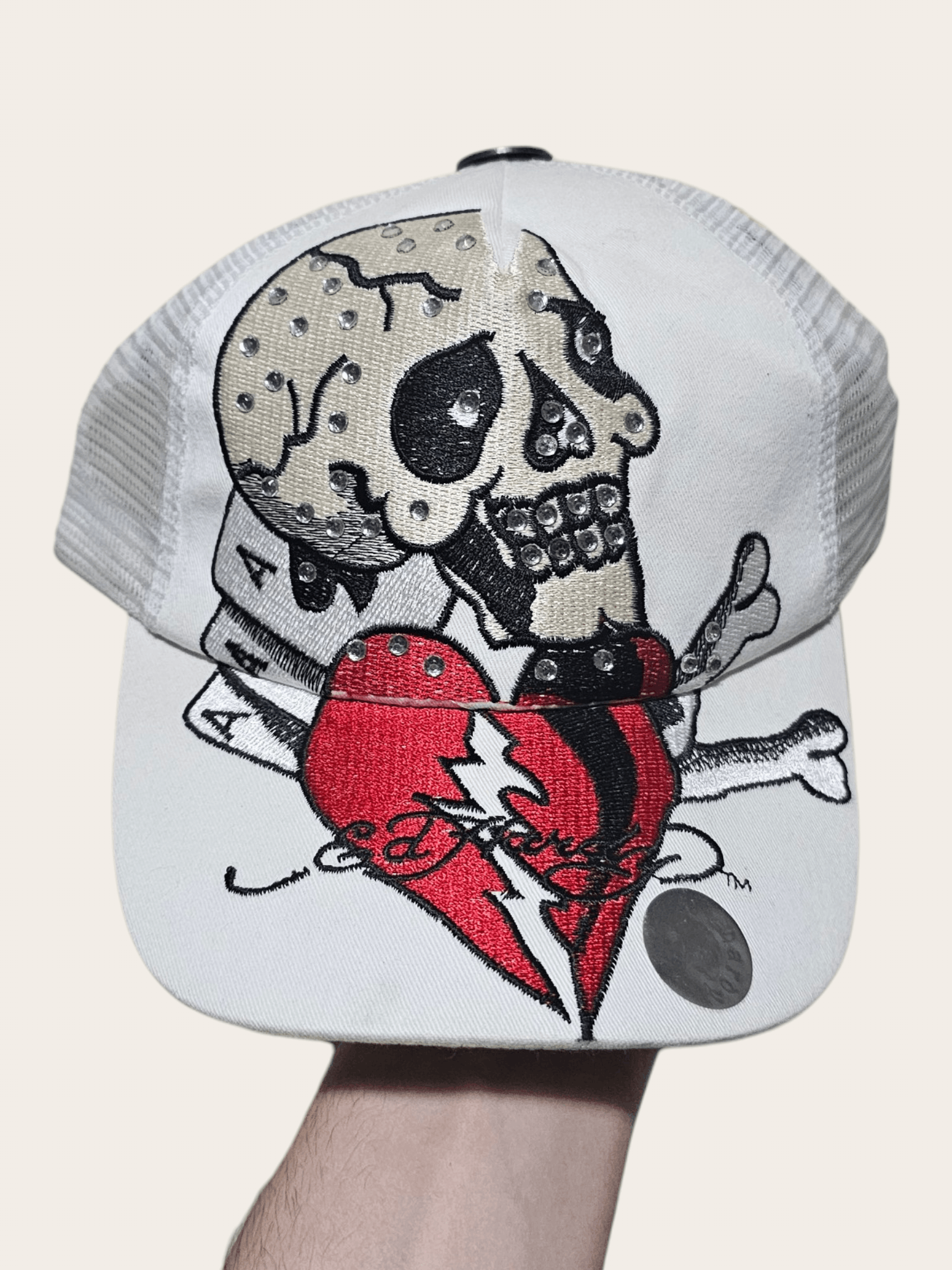 Ed Hardy Ed Hardy Broken Heart y2k Hat Size ONE SIZE - 1 Thumbnail