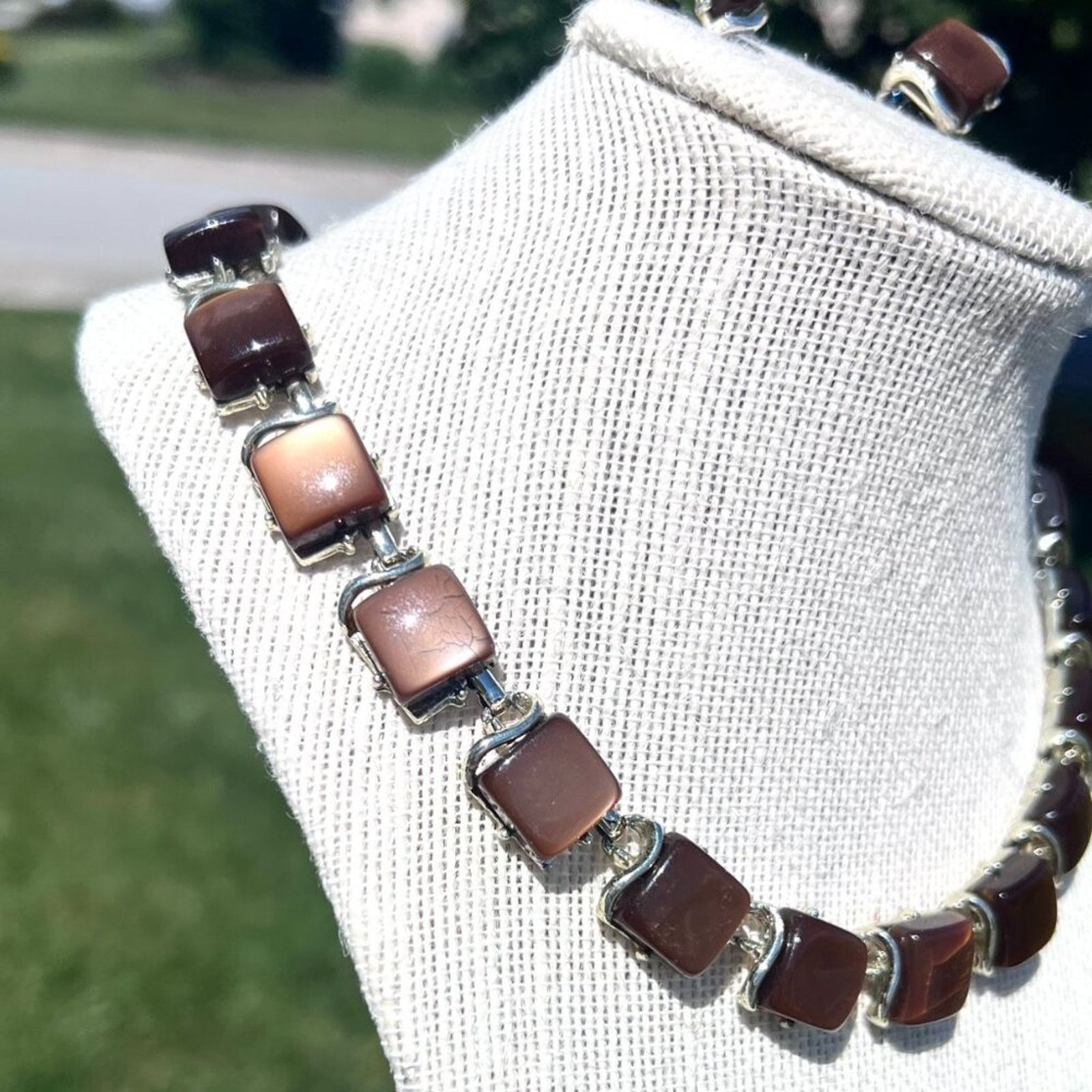& Other Stories Coro - Vintage Lucite Thermoset Chocolate Moonglow Set Size ONE SIZE - 4 Thumbnail