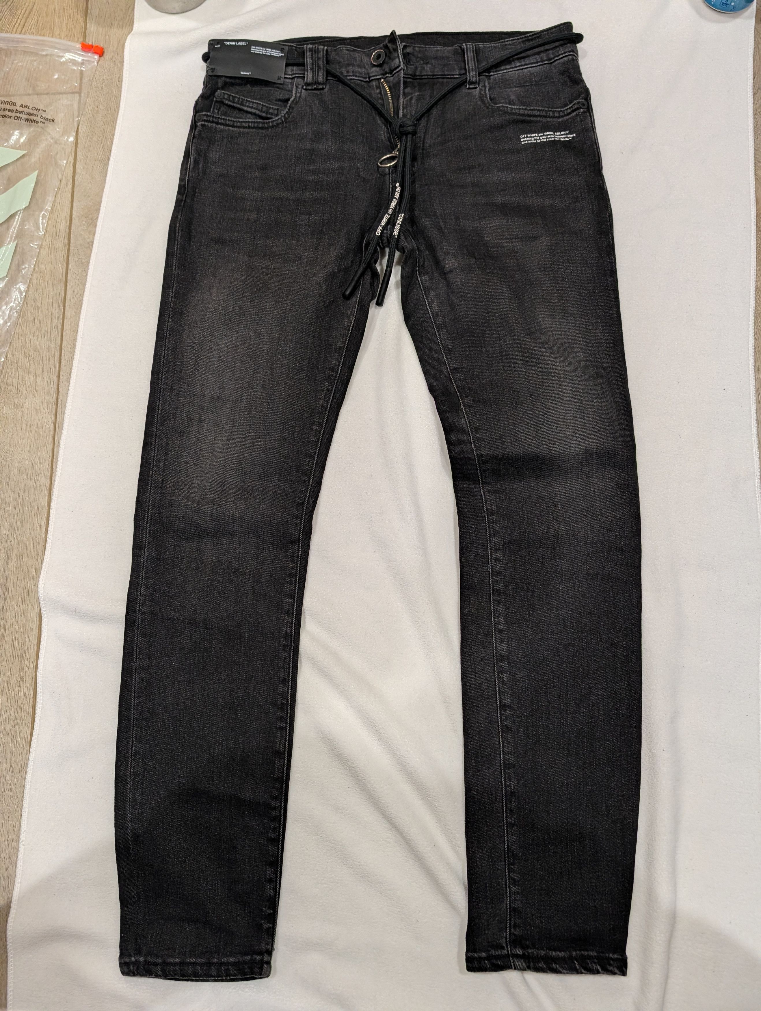 Off-White Off-White Skinny Black denim 2019 Size US 30 / EU 46 - 10 Thumbnail