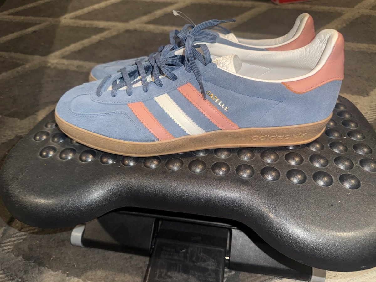 adidas Gazelle Indoor Blue Pink Gum Suede Men’US13NEW NoBox