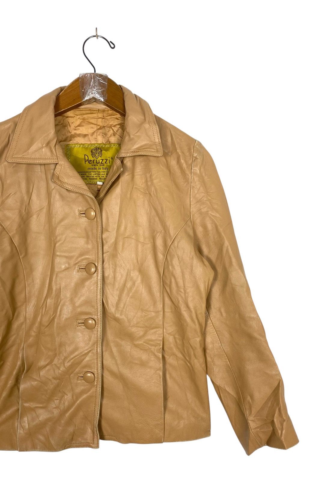 Vera Pelle Rare‼️ Vintage Peruzzi Vera Pelle Jacket Made in Italy Size XS / US 0-2 / IT 36-38 - 3 Thumbnail