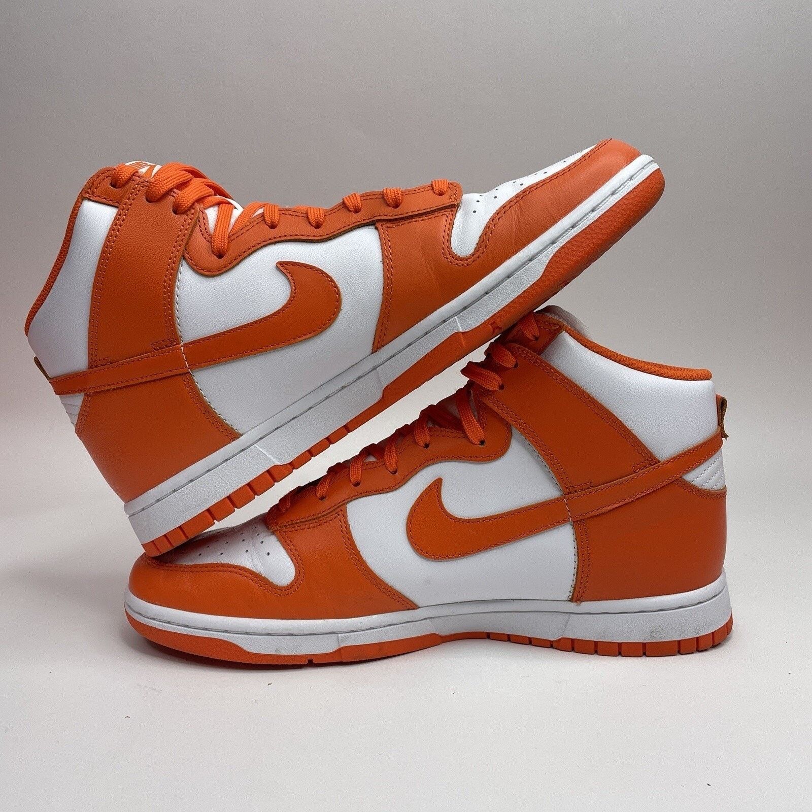 Nike Nike Dunk High Retro “Syracuse/Orange Blaze” DD1399-101 Size US 11 / EU 44 - 3 Thumbnail