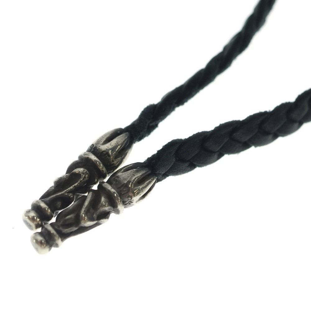 Chrome Hearts Chrome Hearts Leather Braid Scroll Necklace Size ONE SIZE - 4 Thumbnail