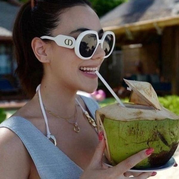 Dior NEW DIOR DIORBOBBY R1U 95B0 IVORY BLUE SUNGLASSES Size ONE SIZE - 5 Thumbnail