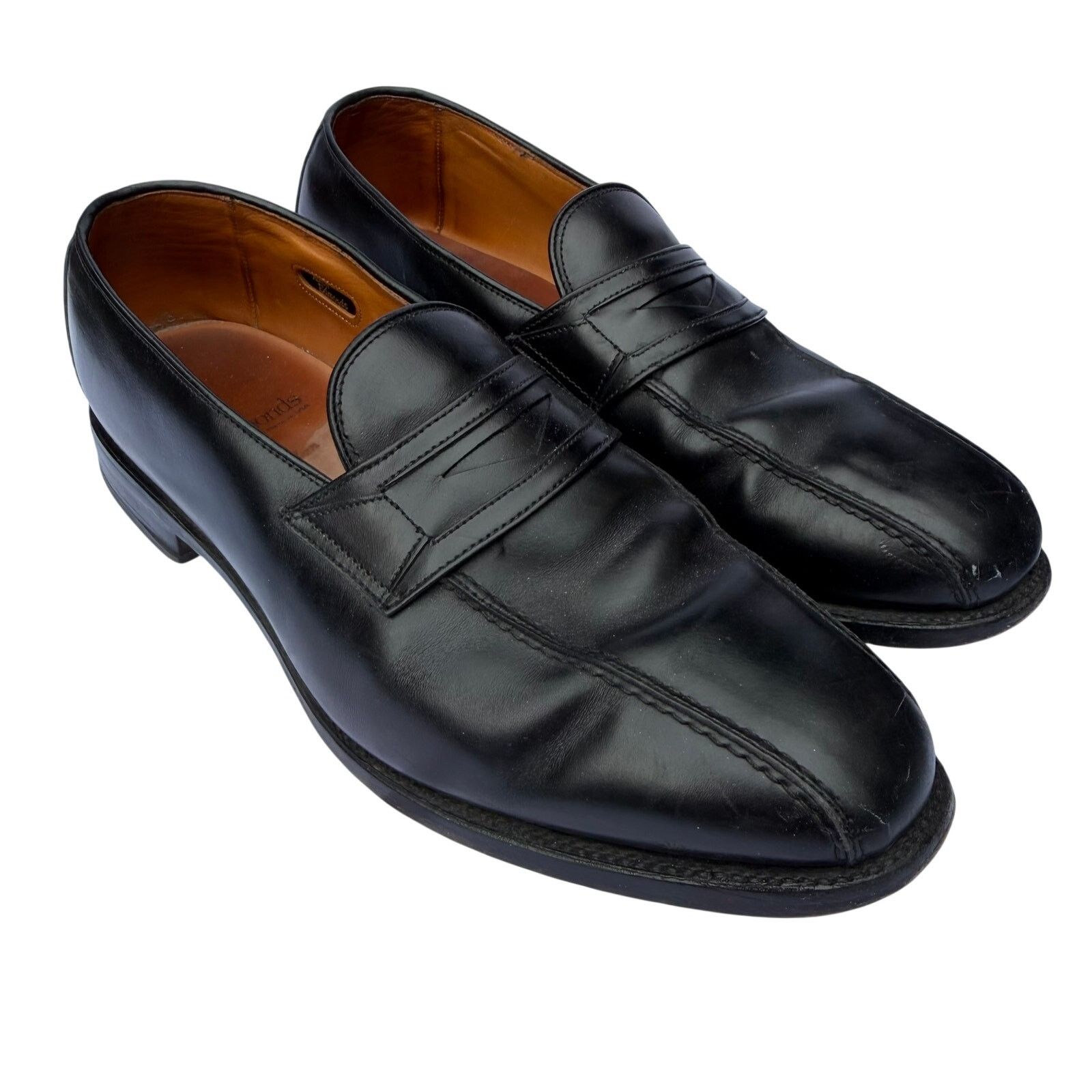 Allen Edmonds Allen Edmonds Sheridan Penny Loafer Black 10.5D Dress Shoes Size US 10.5 / EU 43-44 - 2 Thumbnail