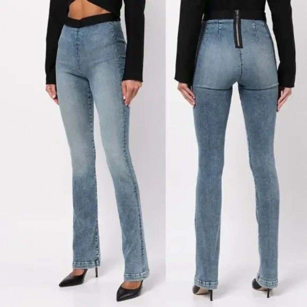 Rta NWT New RTA Lais Slim Leg Elastic Waist Bootcut Jeans Size Size 28" / US 6 / IT 42 - 1 Thumbnail
