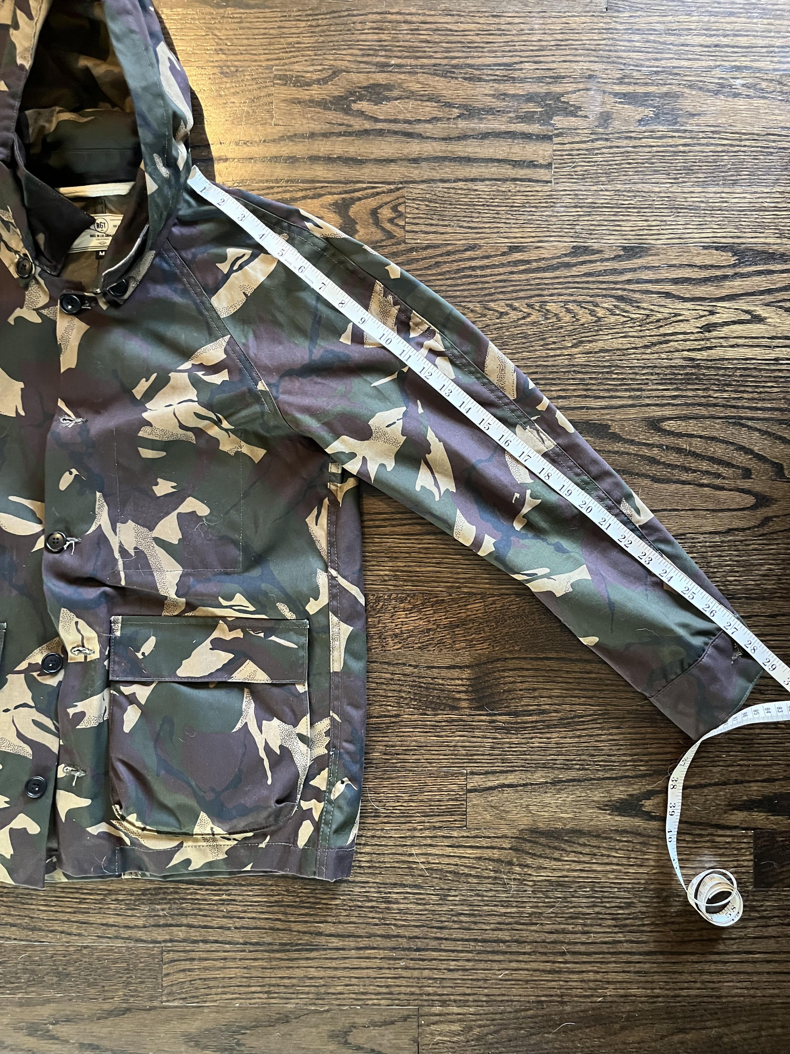 Rogue Territory RGT Field Jacket Waxed camo with detachable hood Size US M / EU 48-50 / 2 - 4 Thumbnail