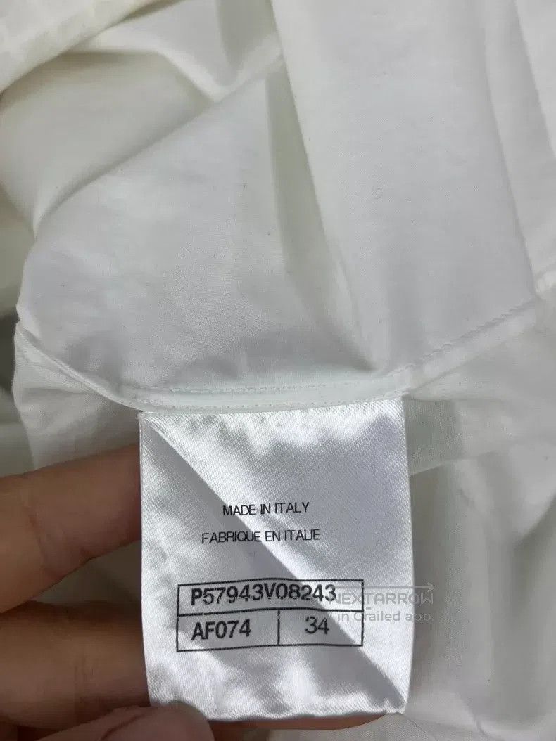 Chanel Chanel White stitched hollow shirt Size XXS / US 00 / IT 34 - 5 Thumbnail