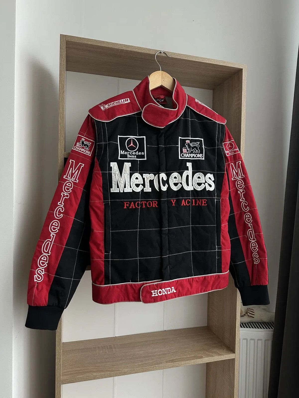 Formula 1 × Mercedes-Benz × Vintage Vintage Mercedes Benz Racing Jacket ...