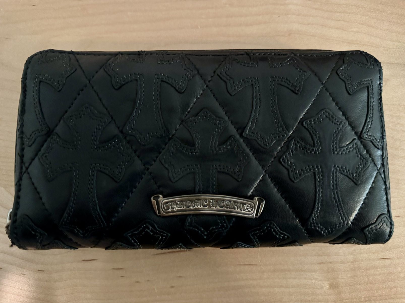 Chrome Hearts Chrome Hearts Quilted Cemetery Cross Wallet Size ONE SIZE - 3 Thumbnail