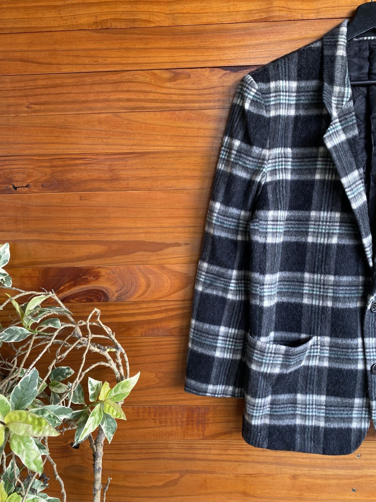 Melrose Vintage Melrose Co. Ltd Plaid Wool Blazer Jacket – Classic Size US M / EU 48-50 / 2 - 6 Thumbnail