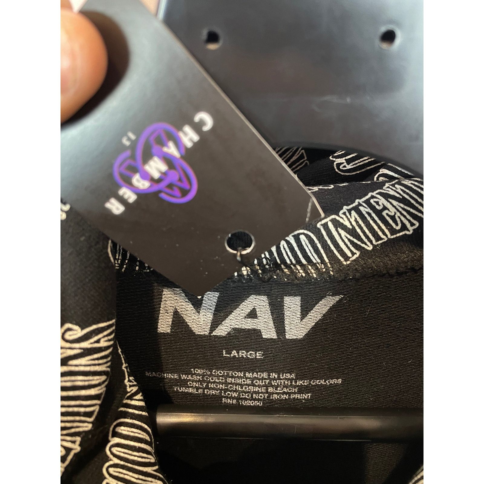 Vlone VLONE Nav Good Intentions All Over Hoodie Used Large Size US L / EU 52-54 / 3 - 4 Thumbnail