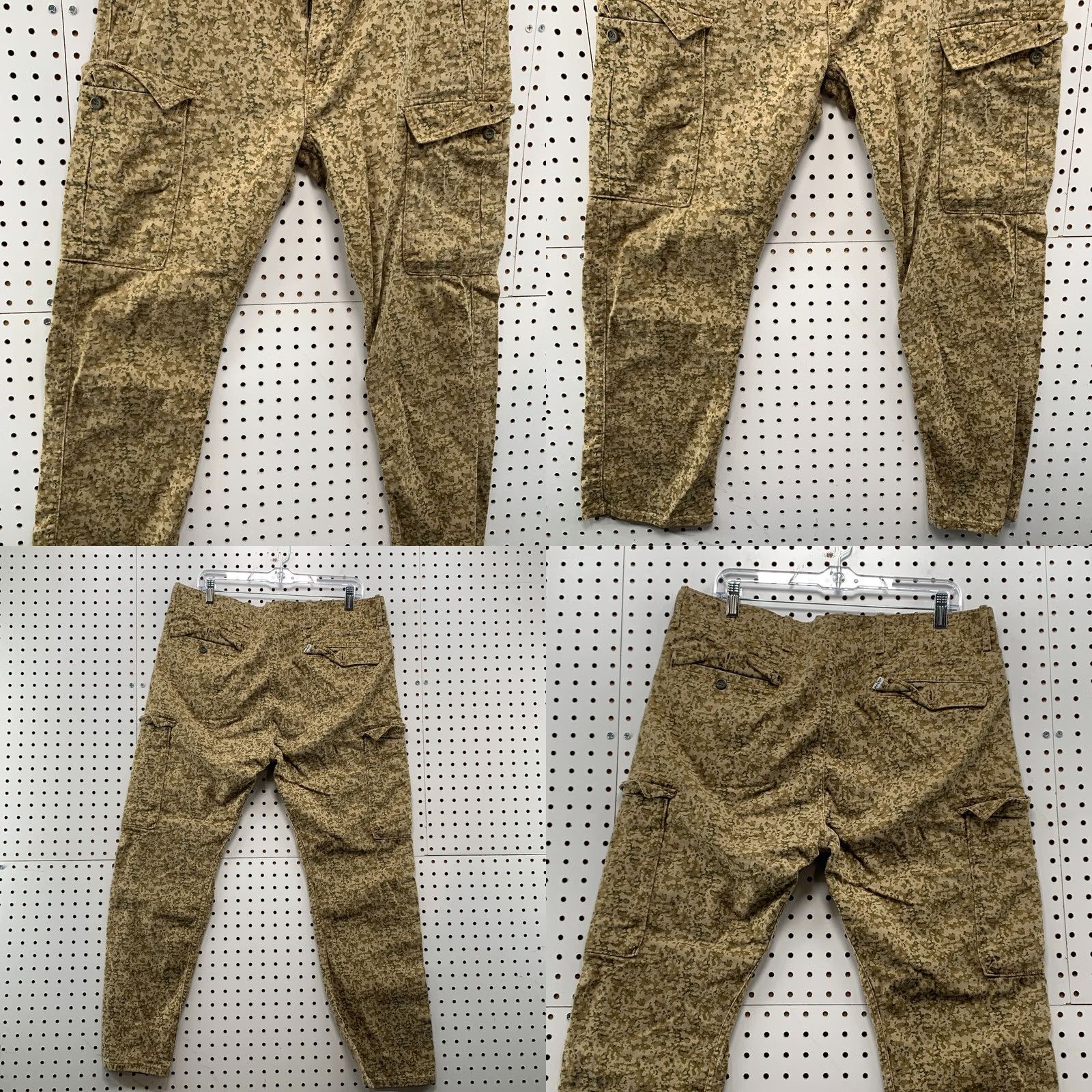 Levi's Levis Cargo Pants Mens Digital Camouflage Utility 36x27 Military Size US 36 / EU 52 - 8 Thumbnail
