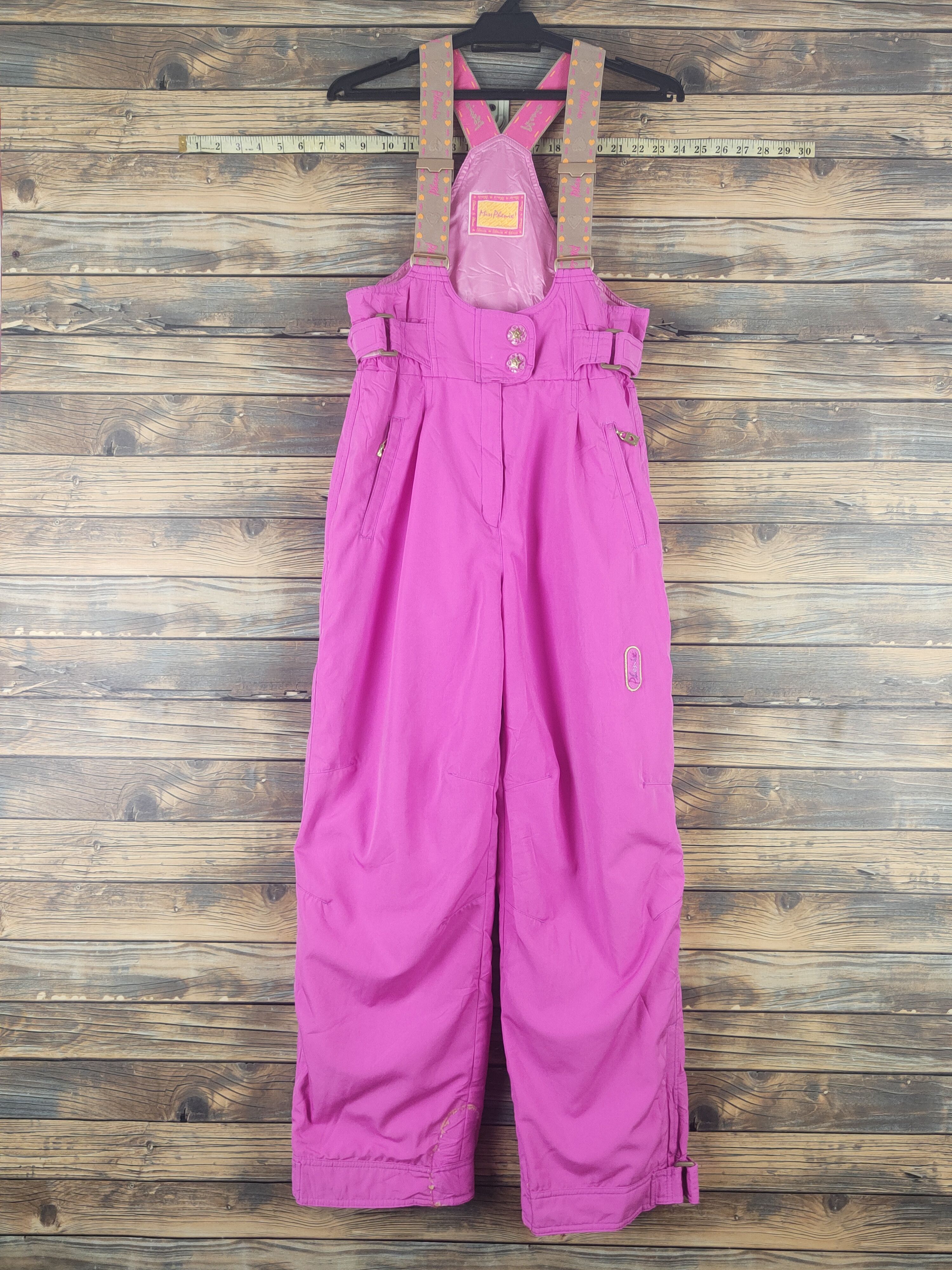 Japanese Brand Miss Phenie Pink Ski Jumpsuits Size 29" - 1 Thumbnail