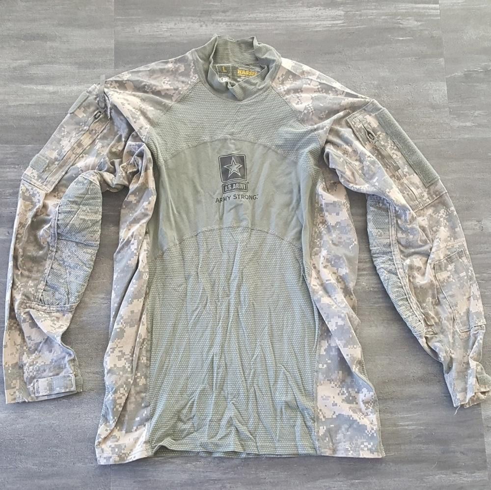 Designer Light Camo Army Combat Long Sleeve Size US L / EU 52-54 / 3 - 1 Thumbnail