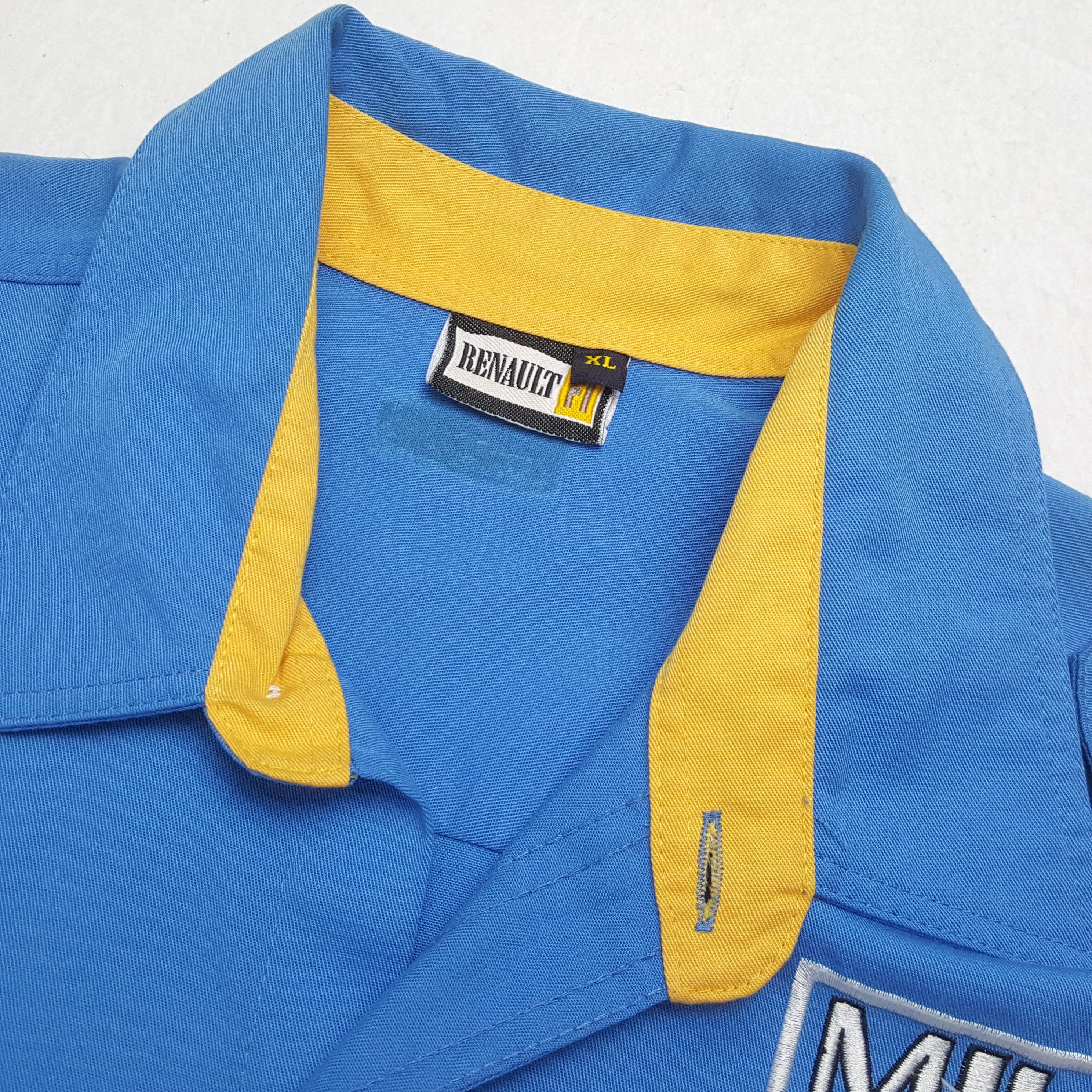 Vintage RENAULT F1 MAGNETI MARELLI Racing Style Shirt Size US XL / EU 56 / 4 - 8 Thumbnail