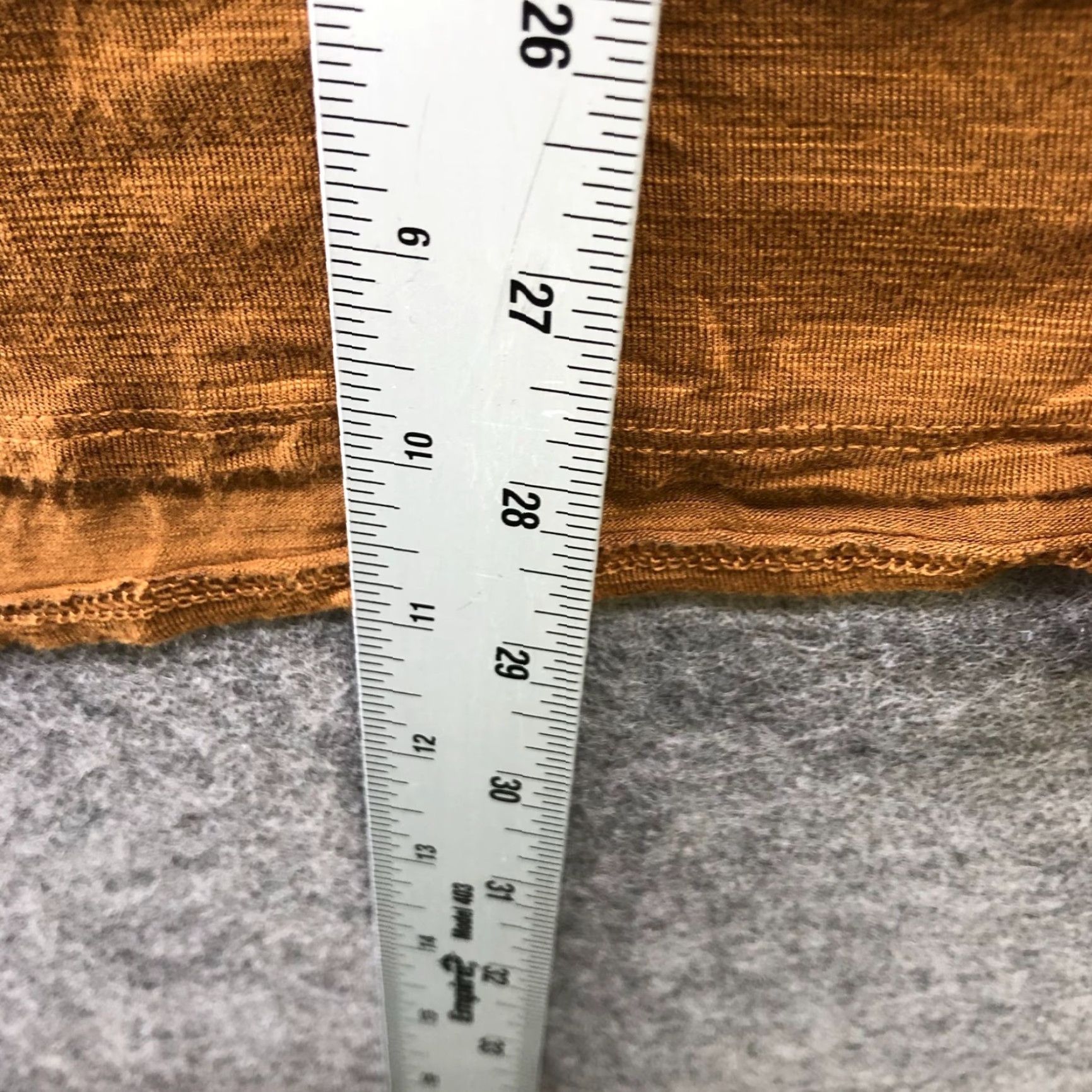 Old Navy VINTAGE Old Navy Luxe Long Sleeve T-Shirt Womens Plus 4X Brown V-Neck Jersey Knit Stretch Size XXL / US 16-18 / IT 52-54 - 8 Thumbnail
