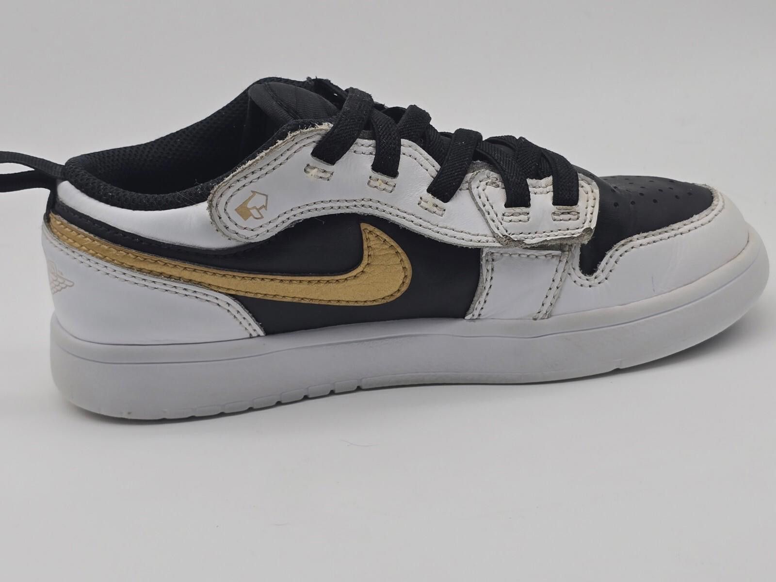 Jordan Brand Air Jordan 1 SE Low White/Black/Gold DR7948-172 Size 2Y Size US 5 / EU 37 - 5 Thumbnail