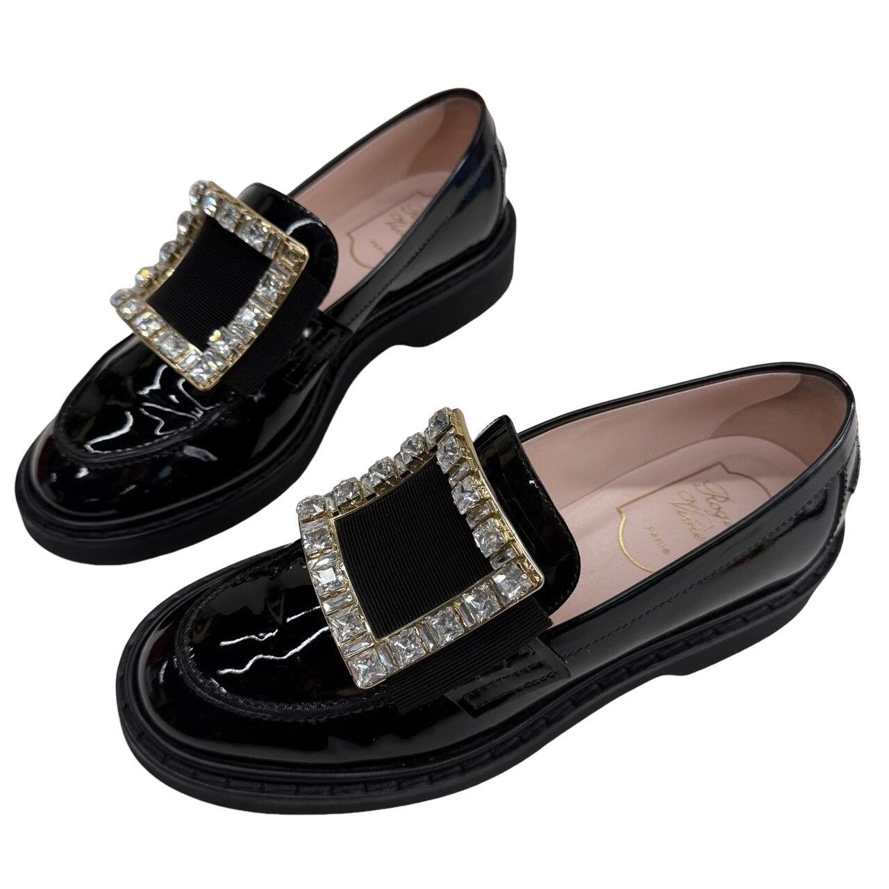Roger Vivier Roger Vivier Crystal Buckle Loafers Size 35.5 Size US 5.5 / IT 35.5 - 1 Thumbnail