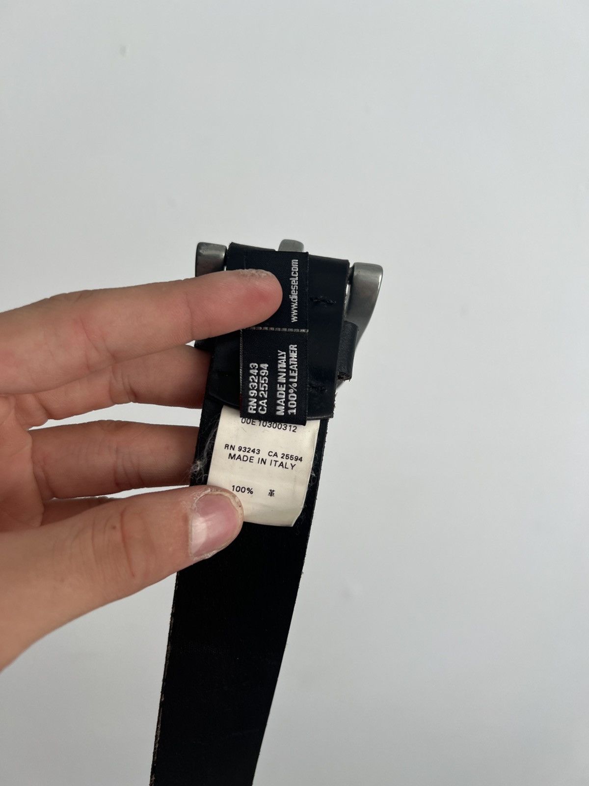 Diesel Diesel Belt Leather Black Vintage Size ONE SIZE - 4 Thumbnail