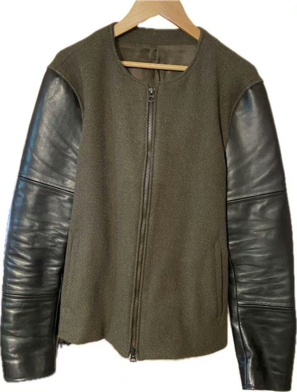 Iroquois Japan IROQUOIS Horse Leather Sleeve Baseball Jacket M Size US M / EU 48-50 / 2 - 1 Thumbnail