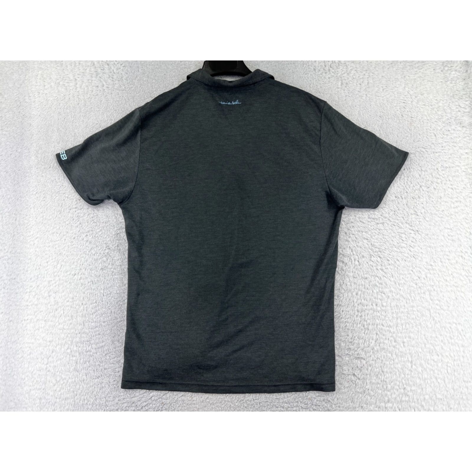 TravisMathew Travis Mathew Polo Shirt Mens L Gray Solid Golf Knit Outdoor Poly Shirt Polo Golf Mens L Gray Solid Size US L / EU 52-54 / 3 - 2 Thumbnail