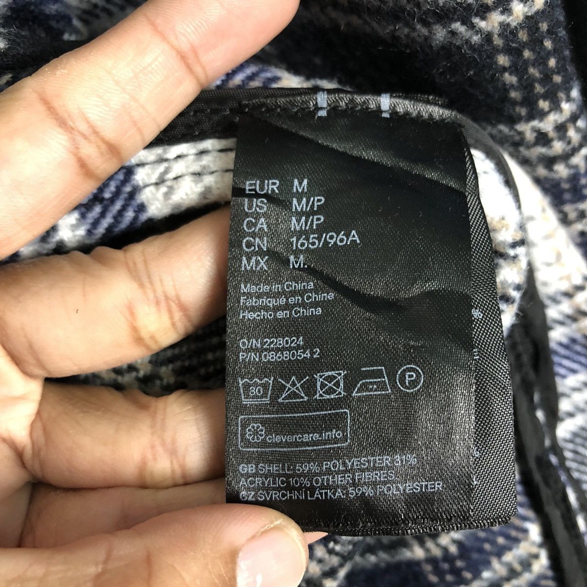Japanese Brand 📌Vintage Flannel Jacket Wool Divided Tartan Issey Miyake Size US M / EU 48-50 / 2 - 20 Thumbnail