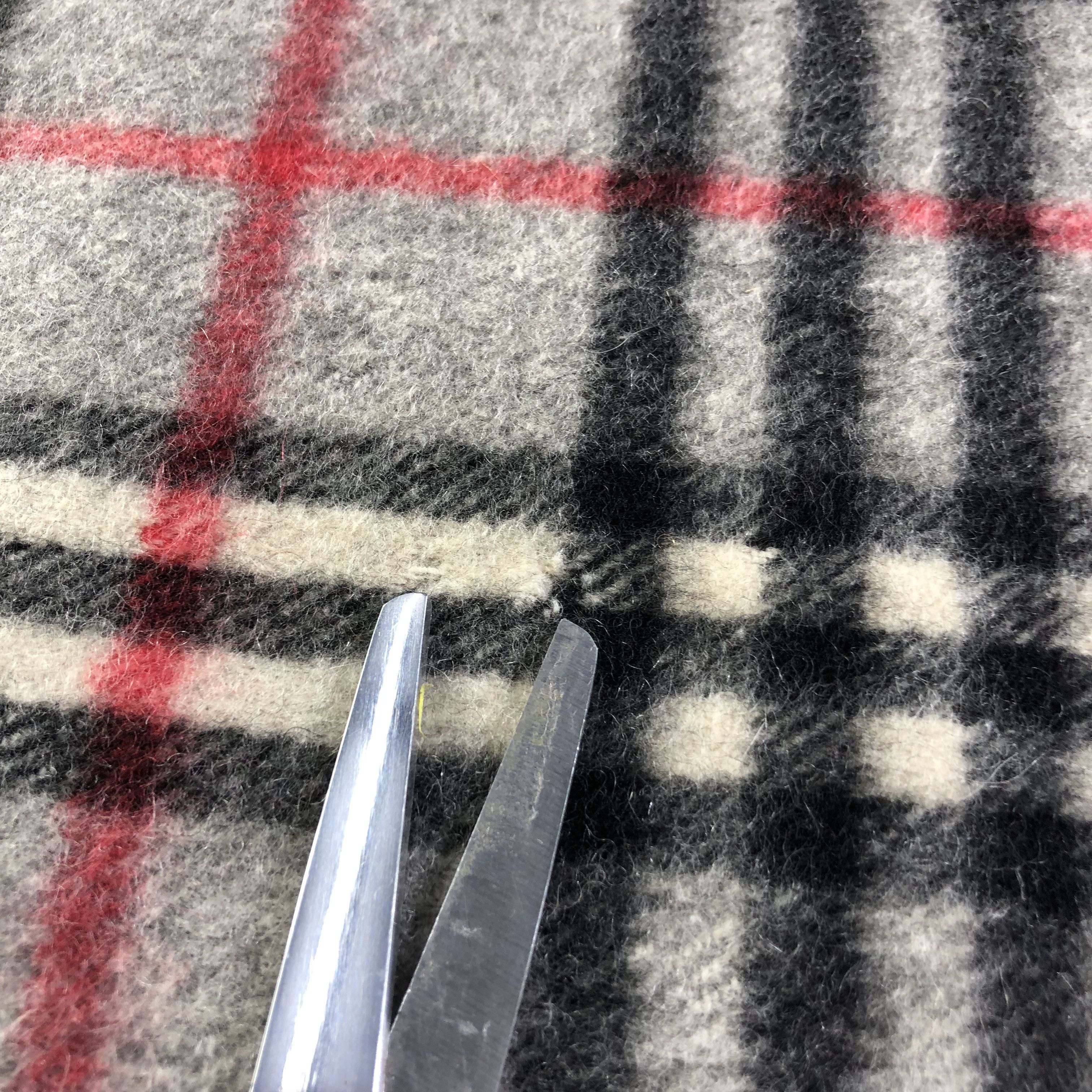 Burberry Burberrys Nova Check Grey Cashmere Scarf Muffler V1763 Size ONE SIZE - 6 Thumbnail