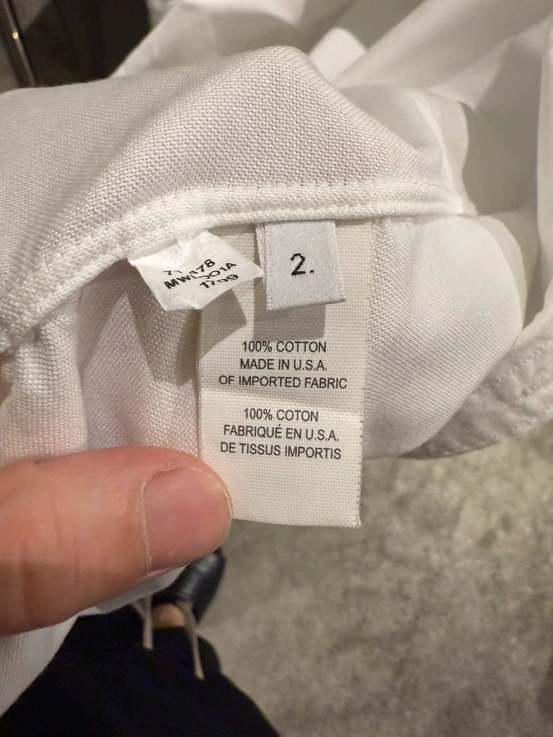 Thom Browne Thom Browne size2 White Oxford cloth shirt Size US M / EU 48-50 / 2 - 5 Thumbnail