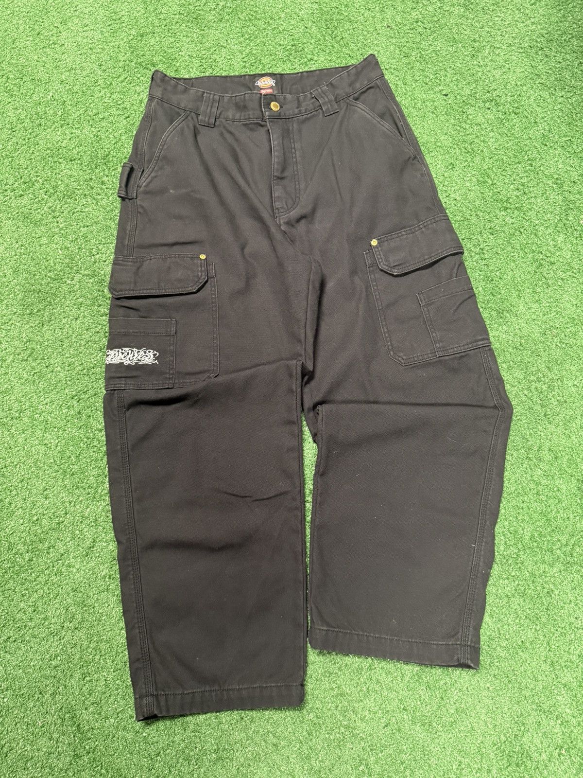 Dickies × Supreme Supreme dickies flannel lined cargo pants Size US 32 / EU 48 - 1 Thumbnail