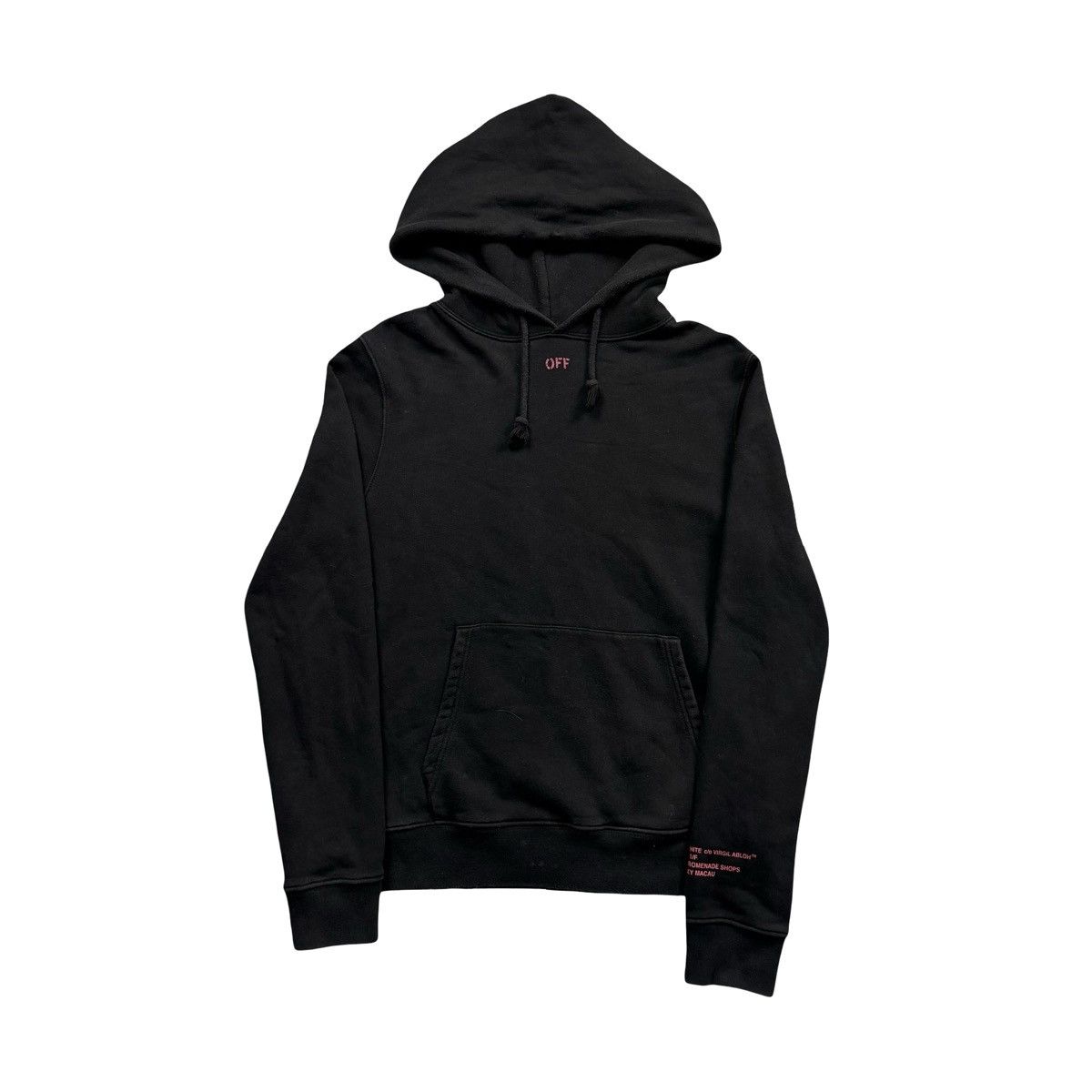 Off-White Off-White Diag Stencil Hoodie Size US S / EU 44-46 / 1 - 2 Thumbnail