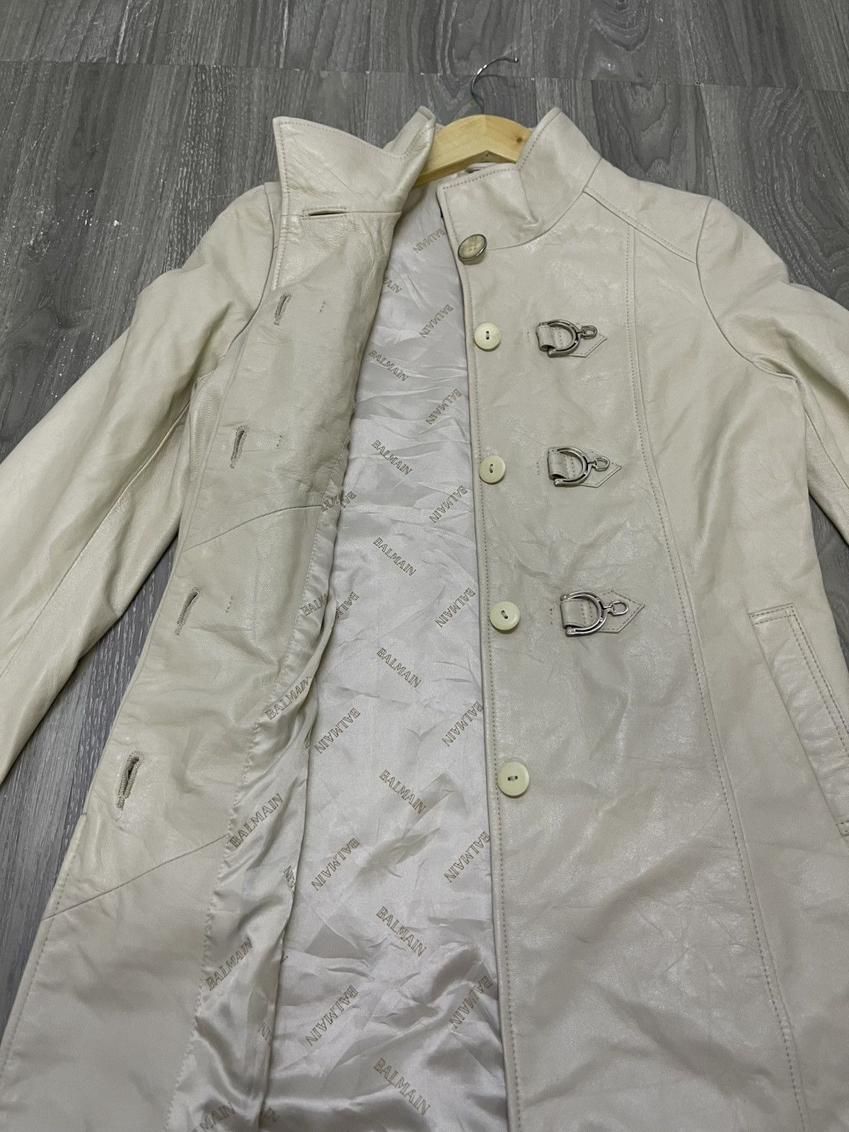 Balmain BALMAIN leather Duffle Coat Balmain Paris Size M / US 6-8 / IT 42-44 - 11 Thumbnail