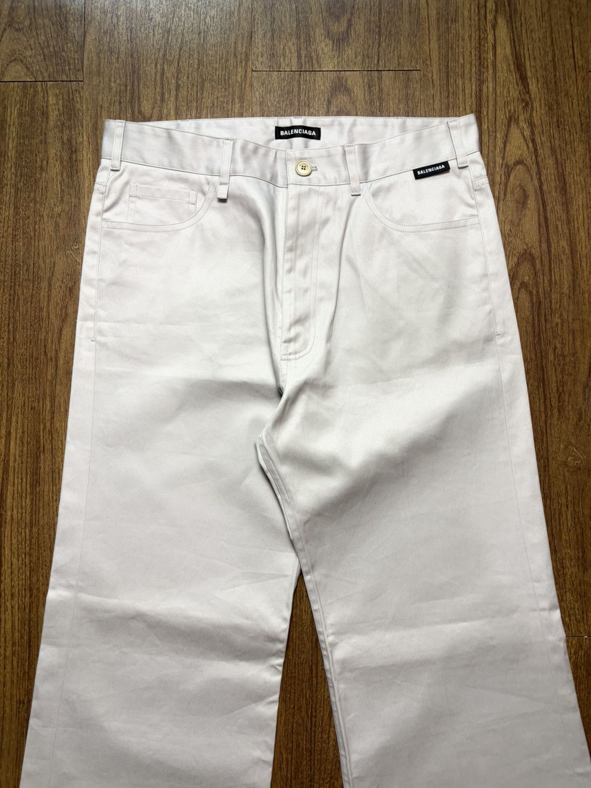 Balenciaga FREE TAX! BNWT 2018 Balenciaga Grey Fluid Trouser Pants Size US 30 / EU 46 - 5 Thumbnail