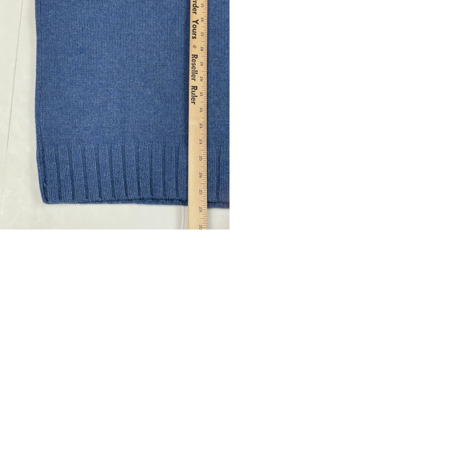 Nautica Nautica Sweater Mens Large Blue Merino Wool V Neck Pullover Ribbed Heavyweight Golf/Walking/Business Casual Formal Workwear Preppy Night? Size US L / EU 52-54 / 3 - 9 Thumbnail