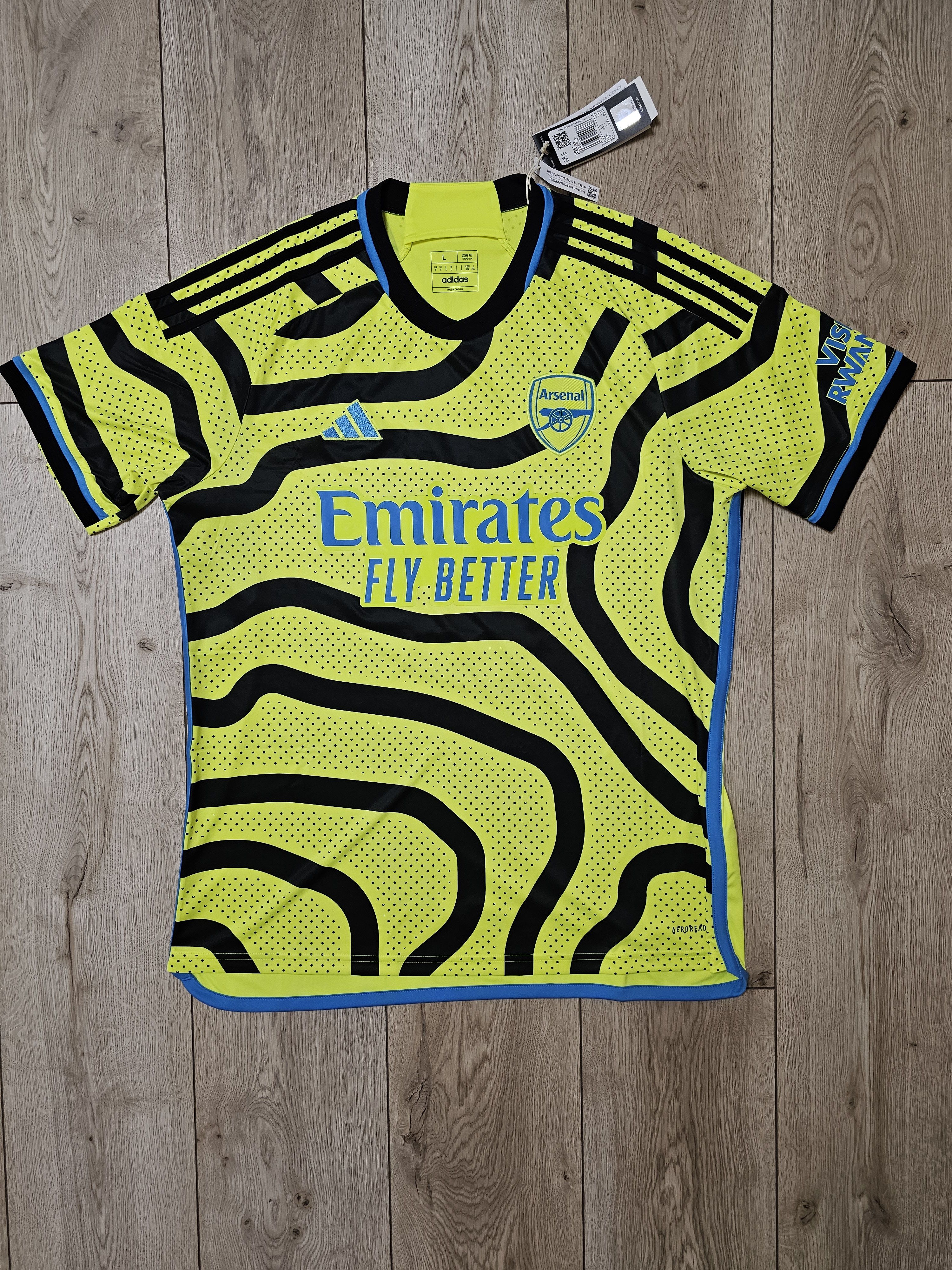 Adidas ARSENAL 2023 2024 THIRD ODEGAARD FOOTBALL SOCCER JERSEY Size US L / EU 52-54 / 3 - 2 Thumbnail