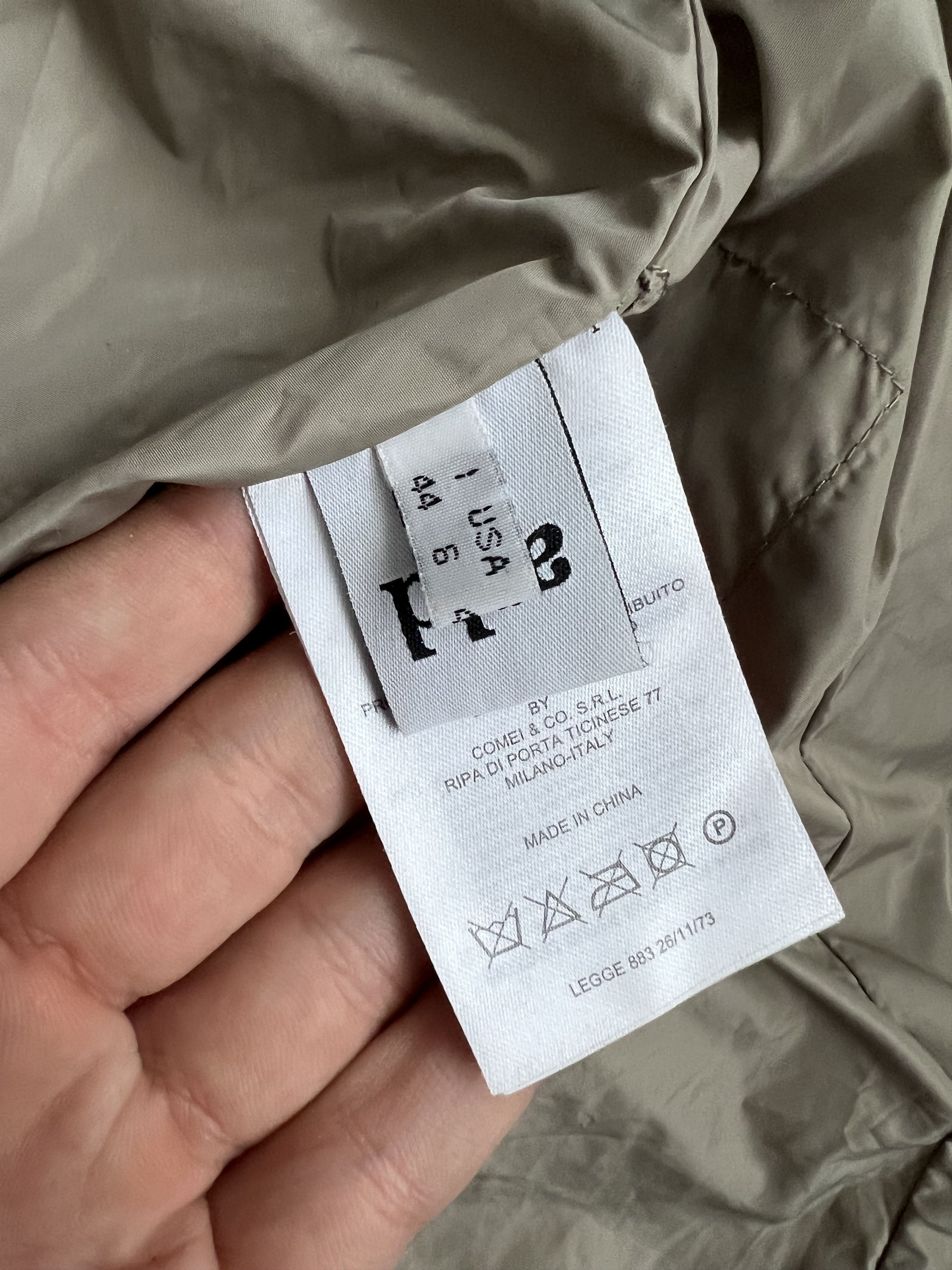 Add ADD Down Beige Quilted Knee-Length Coat Parka Size M / US 6-8 / IT 42-44 - 4 Thumbnail