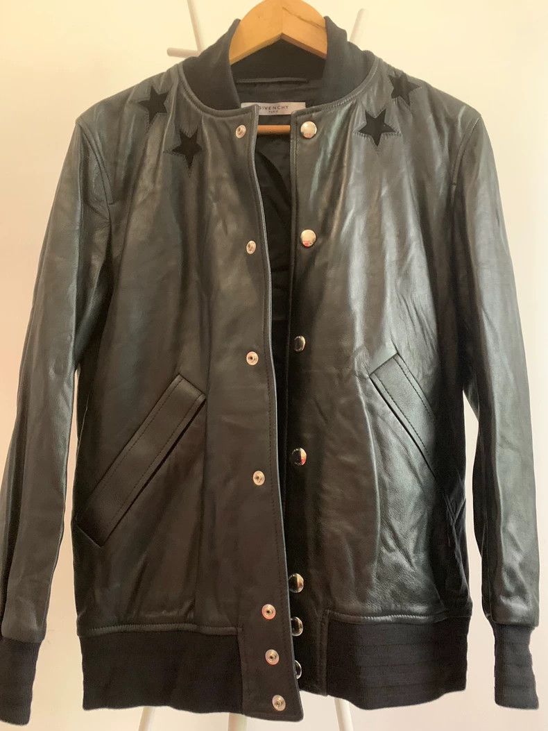Givenchy Givenchy Star Leather Jacket Men's - dmc Size US M / EU 48-50 / 2 - 1 Thumbnail