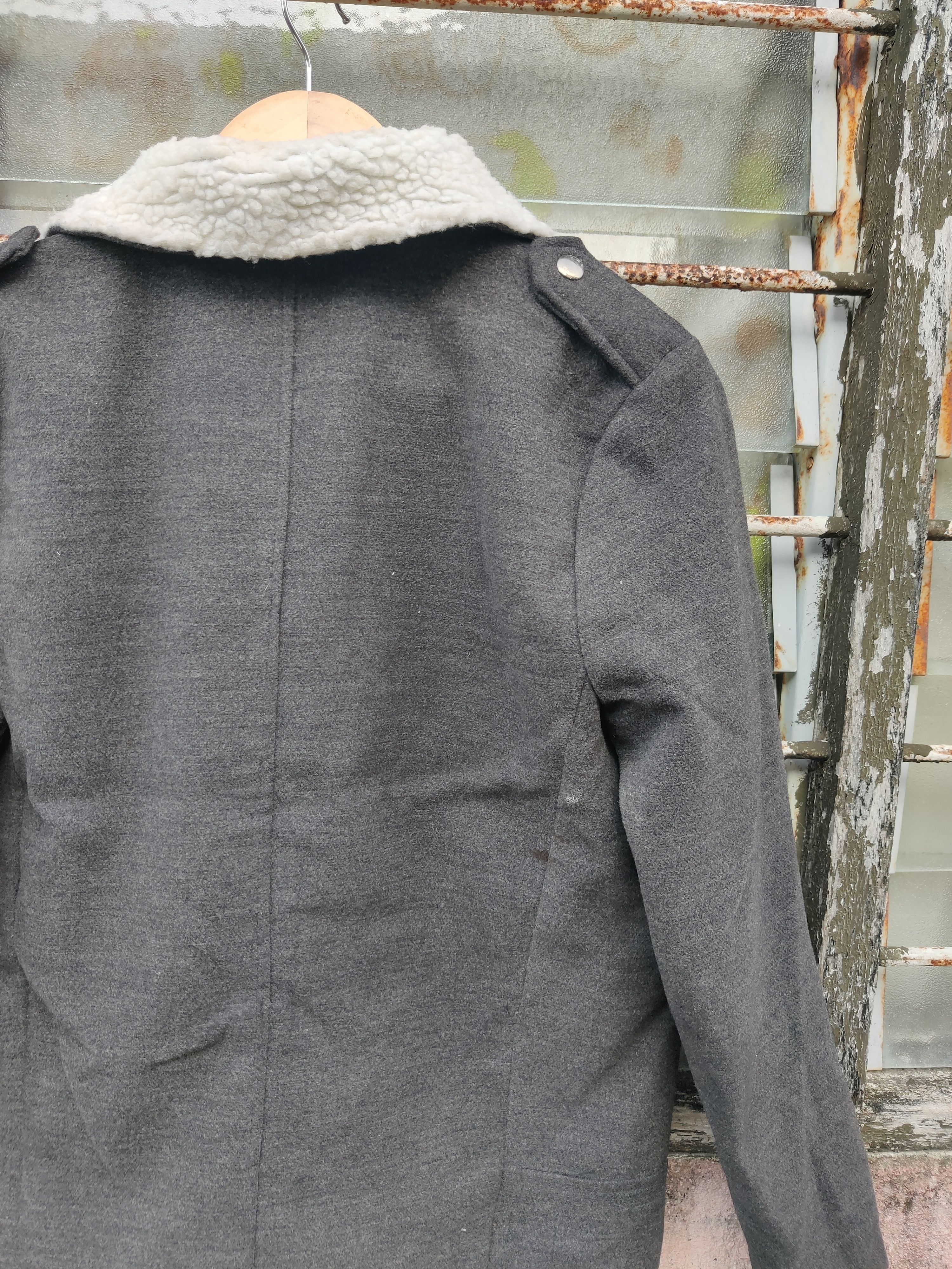 Japanese Brand Vintage Distressed Double Coller Punk Faux Fur Jacket Size US S / EU 44-46 / 1 - 7 Thumbnail